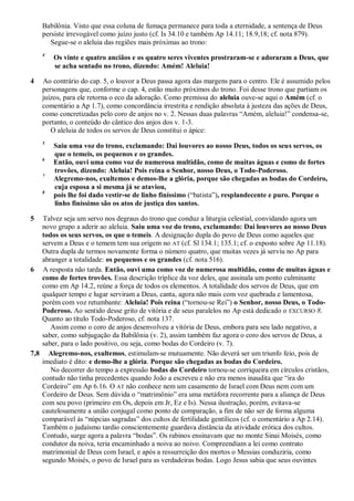 24.apocalipse   comentário esperança