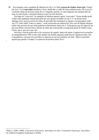 24.apocalipse   comentário esperança