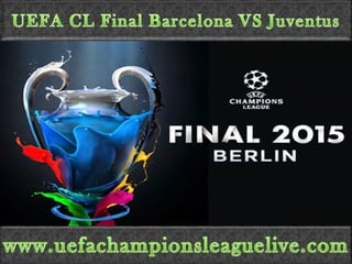 Live Football Barcelona vs Juventus