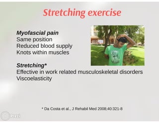 Does exercise make a difference - evidence and experience, Lenny ...