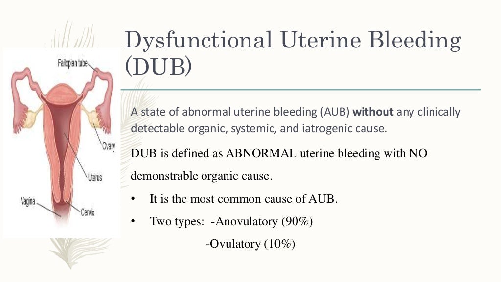 Abnormal uterine bleeding