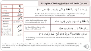 Lesson 24 | Praising Allaah - Hamd | Learn Arabic to Understand the ...