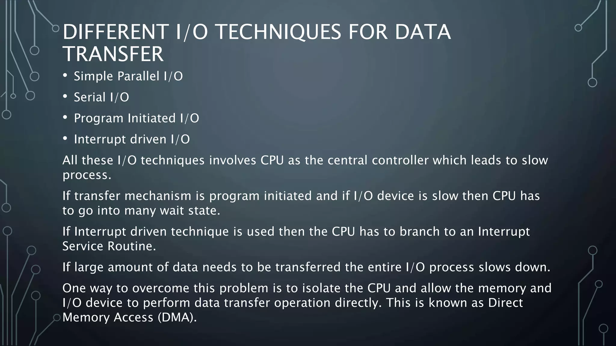 24. direct memory access | PPTX