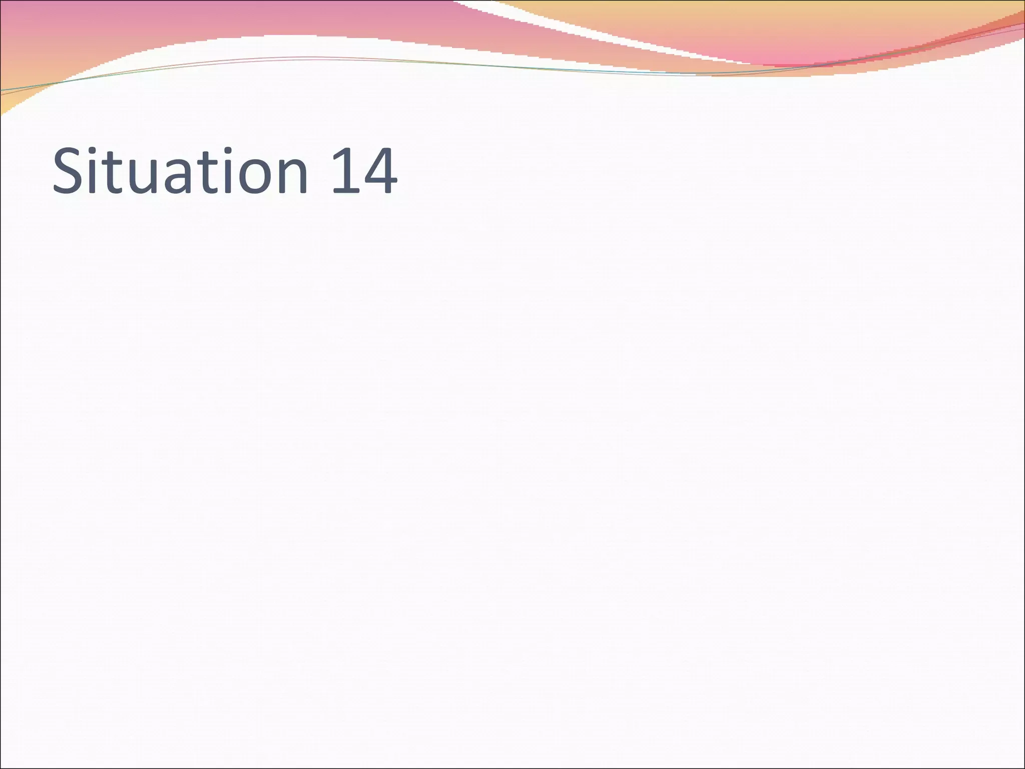 Situation 14