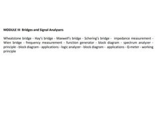 ac dc bridges | PDF