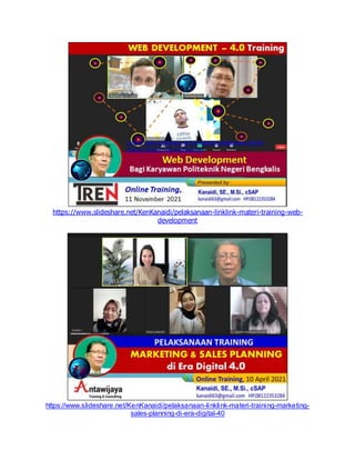 Memahami dan Menguasai Dunia Digital Marketing: Panduan Lengkap Materi Training