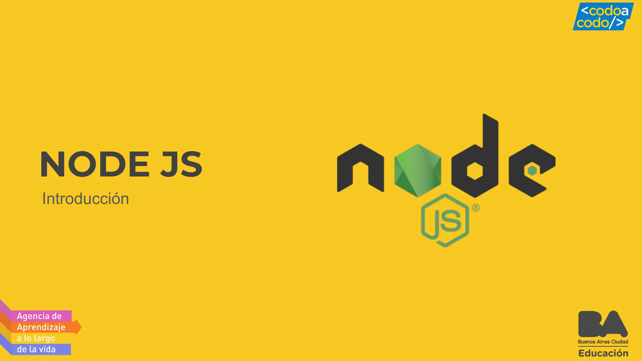 NODE JS
Introducción
 