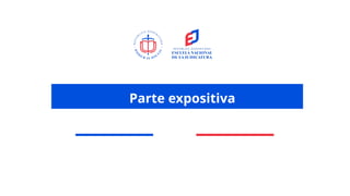Junio 13, 2024
Parte expositiva
 