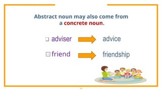 Powerpoint on Language 5 Concrete and Abstract Nouns for Aralinks.pptx