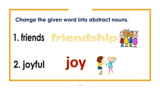 Powerpoint on Language 5 Concrete and Abstract Nouns for Aralinks.pptx