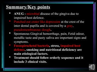 Comprehensive Overview of Acute Necrotizing Ulcerative Gingivitis (ANUG ...