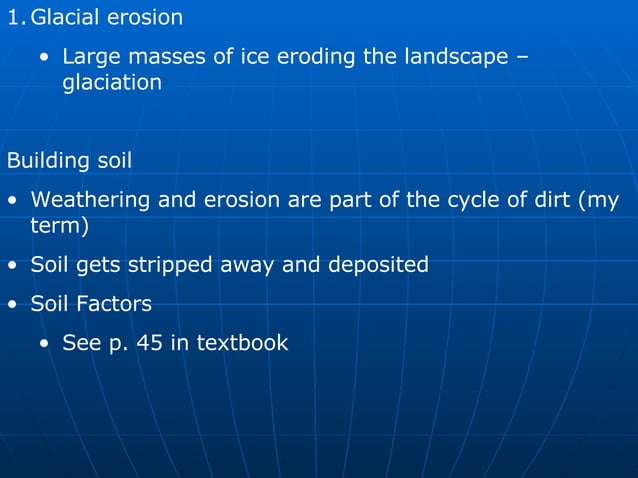2.4 External Forces Shaping the Earth | PPT | Geology | Science