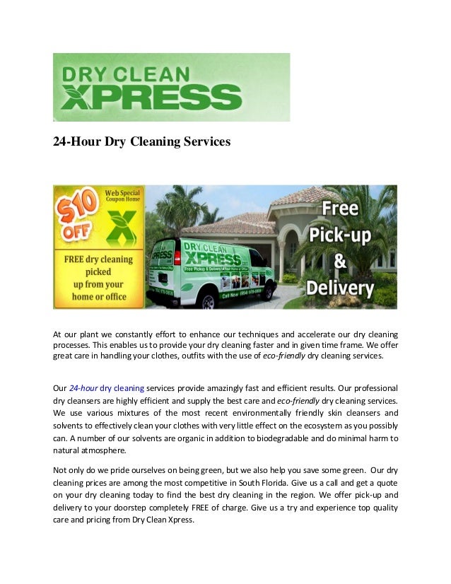24Hour Dry Cleaning Services