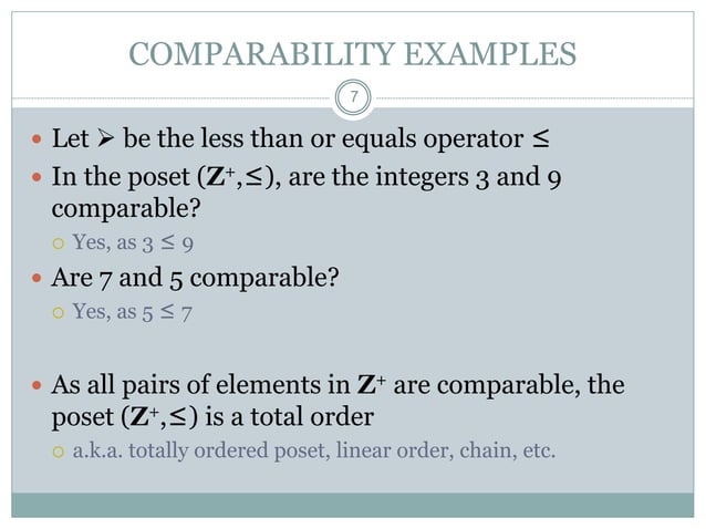 Partial-Orderings in Discrete Mathematics | PPT | Physics | Science