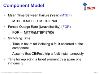 ETAP - reliability assesment | PDF