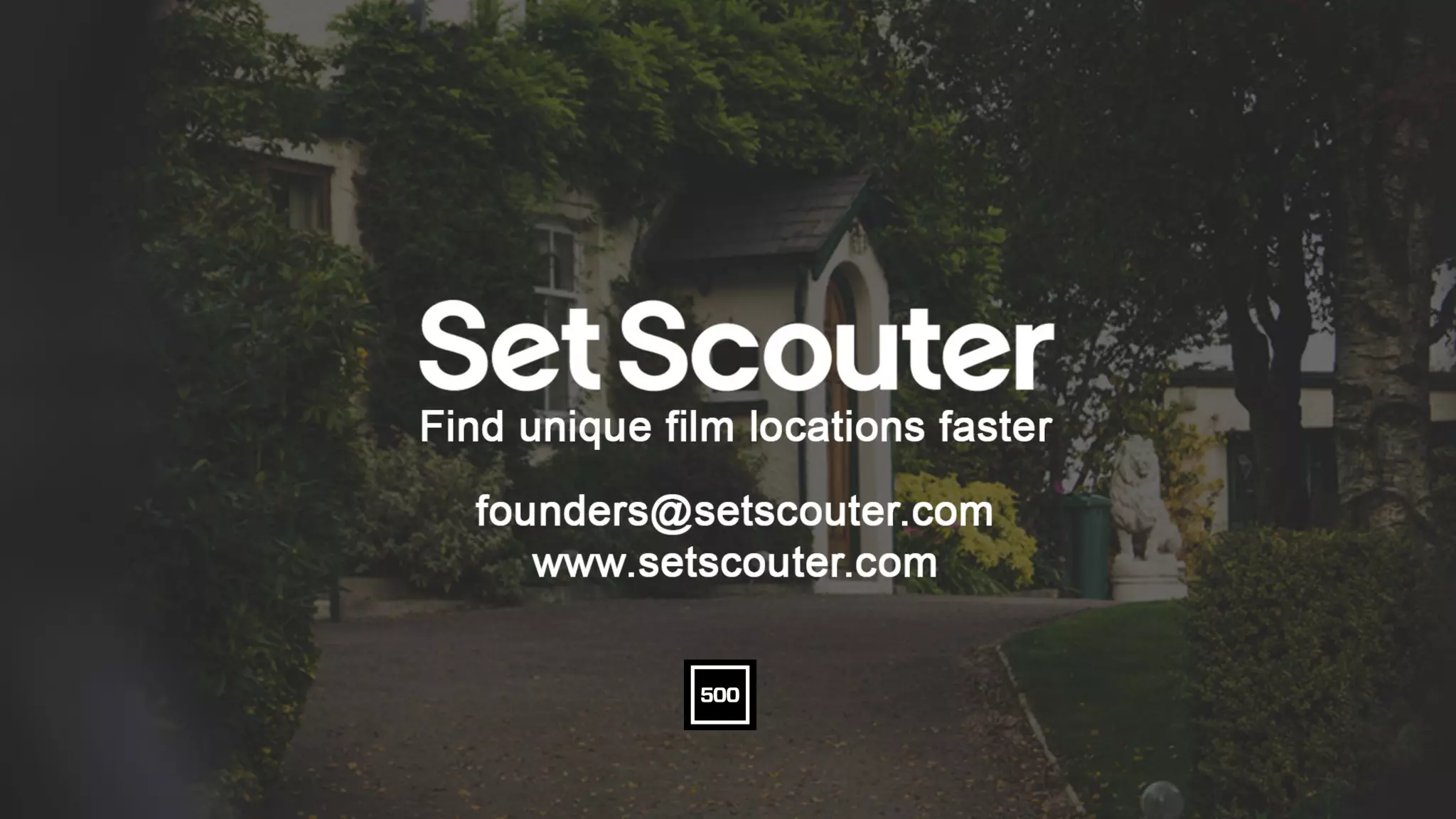 500’s Demo Day Batch 15 >> SetScouter