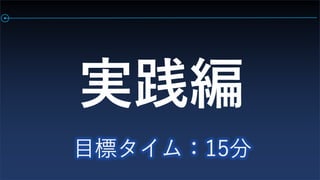 実践編
 