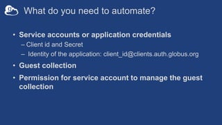 Best Practices for Data Sharing Using Globus | PDF