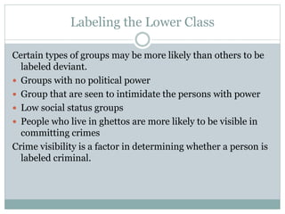 Labeling theory | PPTX