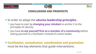 African Ubuntu Leadership Style - ANoP Webinar | PPSX