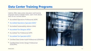 240409 Data Center Training Programs by Uptime Institute (Drafting).pptx