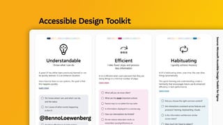Source:
Microsoft
Accesible
Design
Toolkit
for
Figma
Accessible Design Toolkit
@BennoLoewenberg
 