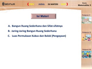 Jaring Jaring Bangun Ruang Kelas 5