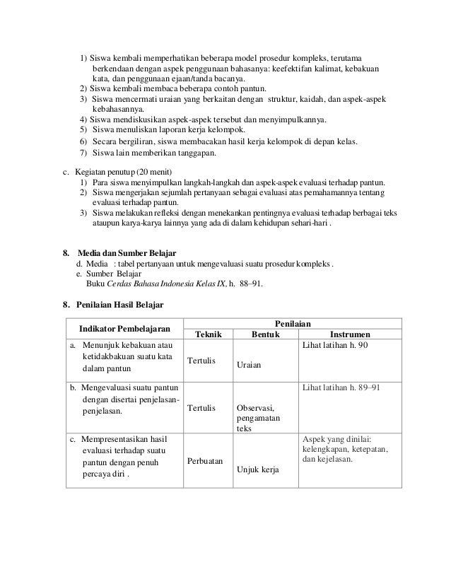 240762342 Rpp Cerdas Xi Kelas Xi Sma Bahasa Indonesia 240762342 Rpp Cerdas Xi Kelas Xi Sma Bahasa Indonesia