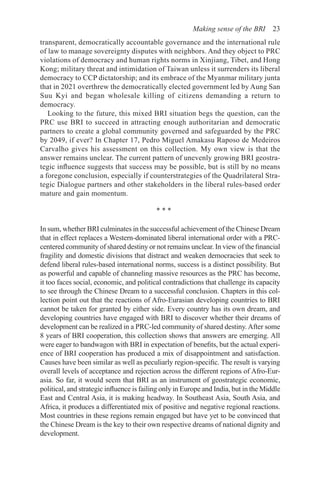The Belt And Road Initiative In Asia Africa And Europe David M Arase | PDF