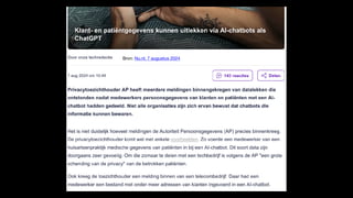 Bron: Nu.nl, 7 augustus 2024
 