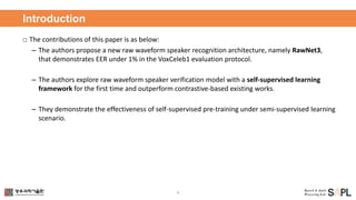 Pushing the limits of raw waveform speaker recognition | PDF