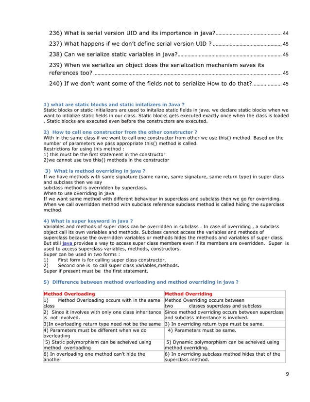 240 CORE JAVA INTERVIEW QUESTIONS AND ANSWERS.pdf