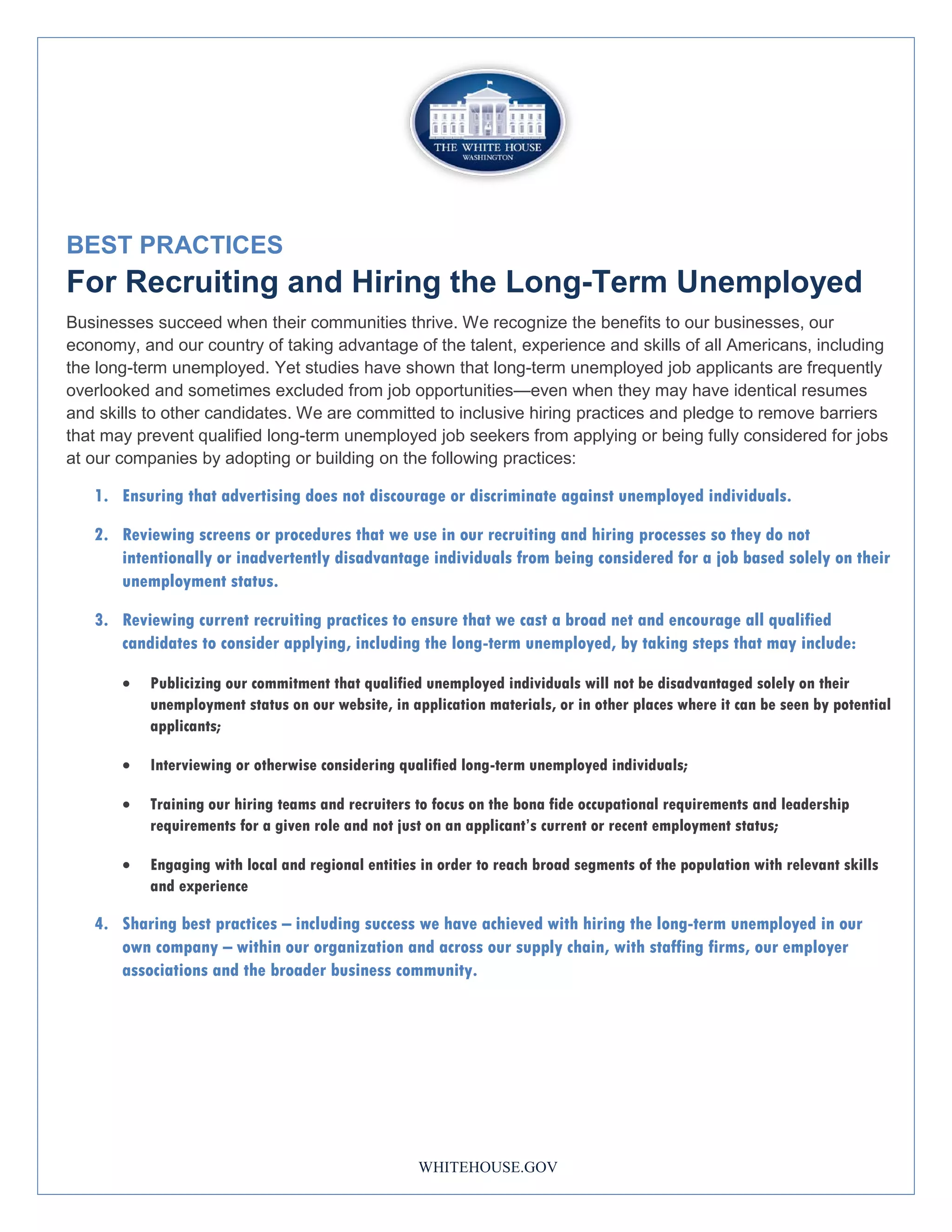 Best Practices Recruiting