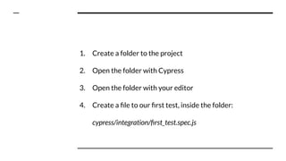 Workshop de Testes com Cypress