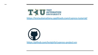 Workshop de Testes com Cypress