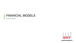 FINANCIAL MODELS
Cost and Payoff
 