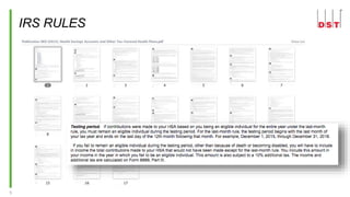 5
IRS RULES
 