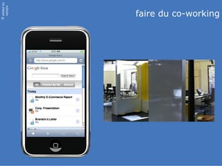 slidedby
nereÿs
©
faire du co-working
 