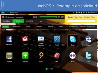 slidedby
nereÿs
©
webOS : l’exemple de jolicloud
 