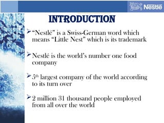This is on a brief overview of marketing strategies of nestle | PPTX