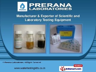 Manufacturer & Exporter of Scientific and
    Laboratory Testing Equipment
 