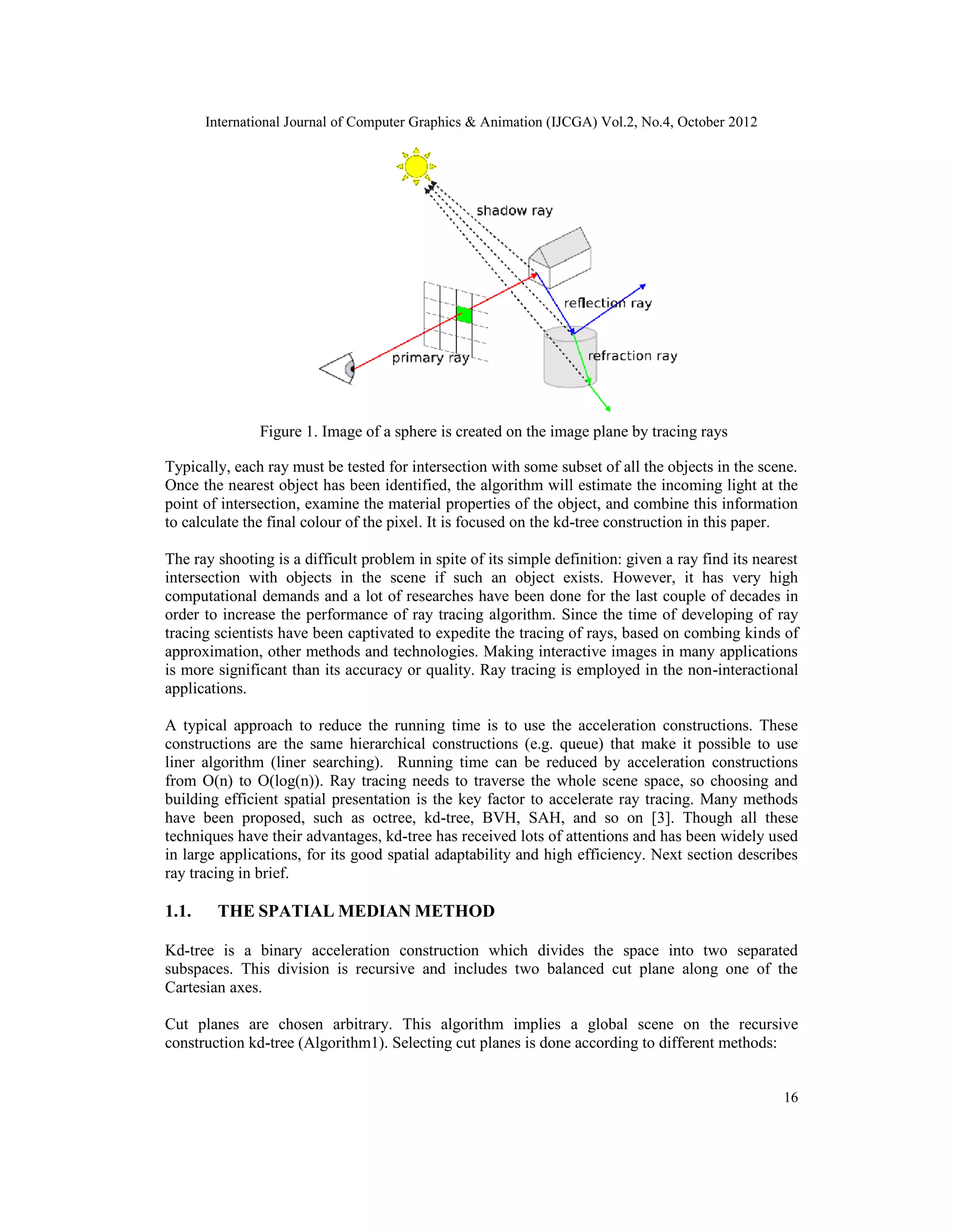REDUCING RENDER TIME IN RAY TRACING BY PIXEL AVERAGING | PDF