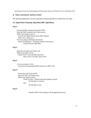 Deployment of Reverse Proxy for the Mitigation of SQL Injection Attacks ...