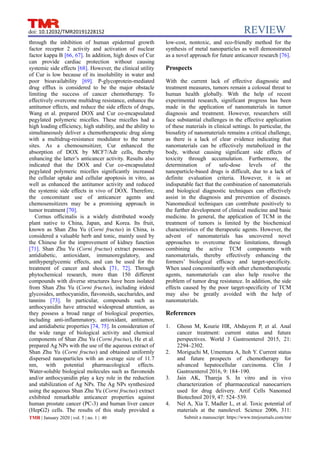 application of nanoparticles in the early diagnosis and treatment of ...