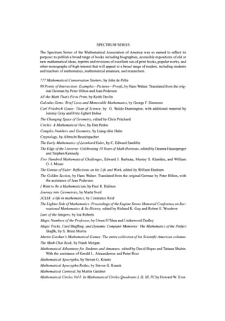 Calculus Gems Brief Lives And Memorable Mathematics George F Simmons | PDF