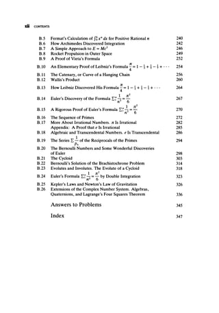 Calculus Gems Brief Lives And Memorable Mathematics George F Simmons | PDF
