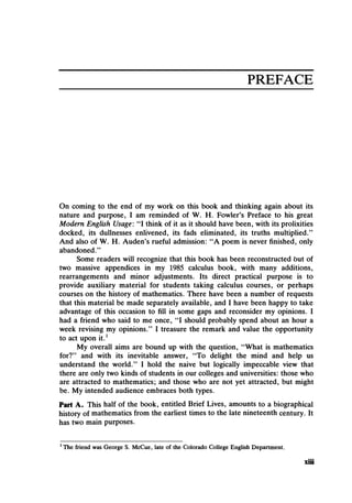 Calculus Gems Brief Lives And Memorable Mathematics George F Simmons | PDF