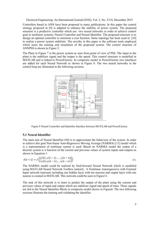 ARTIFICIAL NEURAL NETWORK BASED POWER SYSTEM STABILIZER ON A SINGLE ...