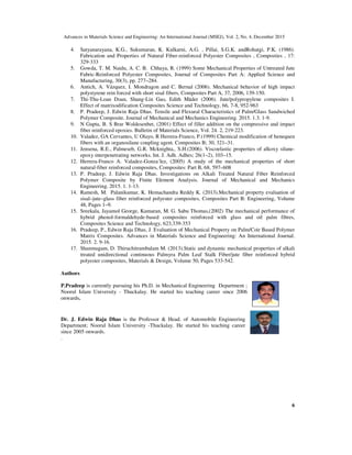 Edwin Ramesh CHARACTERIZATION OF CHEMICAL AND PHYSICAL PROPERTIES OF PALM FIBERS | PDF