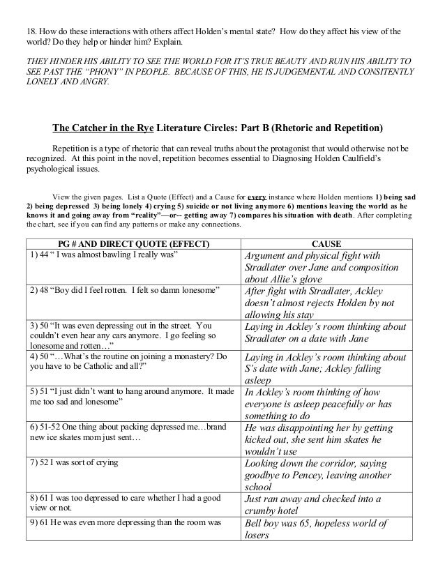 Holden depression essay picture